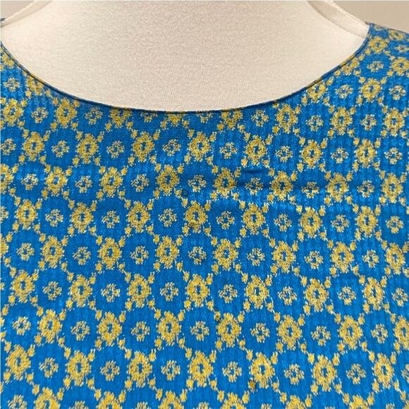 Vintage Skirt Blouse Set Silk 12P 12 Petite Fall 2 piece 80s 90s Elegant Classic - Picture 9 of 16